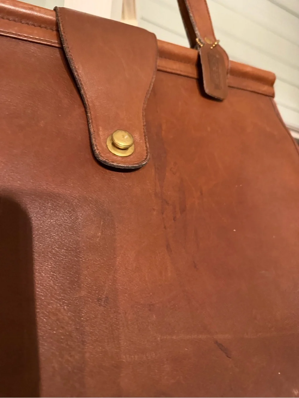 Coach Vintage Brown Leather Barclay Tote bag